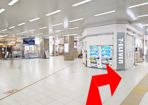 iCracked Store アスピア明石への道順1