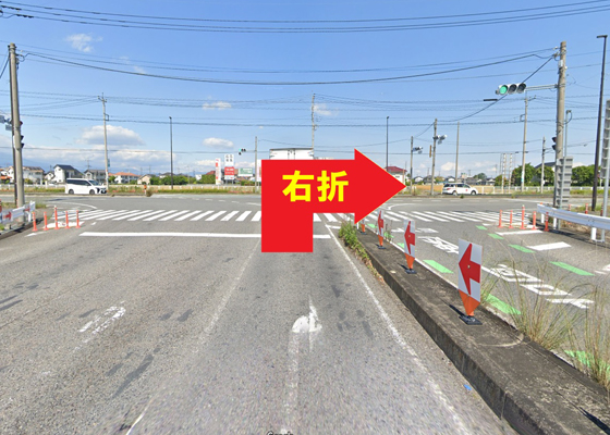 iCracked Store ベイシア前橋みなみモールへの道順1