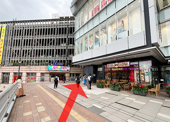 iCracked Store イオン海老名<br class="sp-only-display"> ( 旧 ダイエー海老名 )への道順2