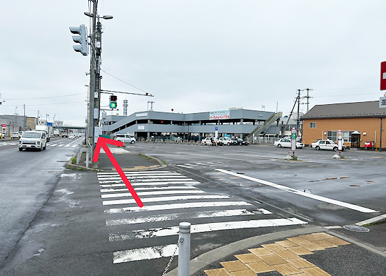 iCracked Store 函館への道順1