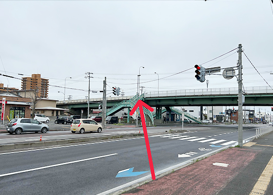 iCracked Store 函館への道順2