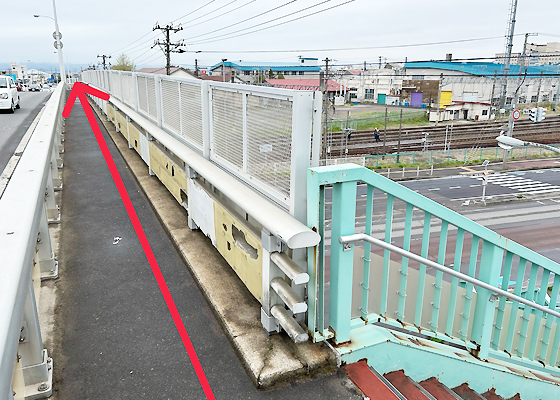 iCracked Store 函館への道順3