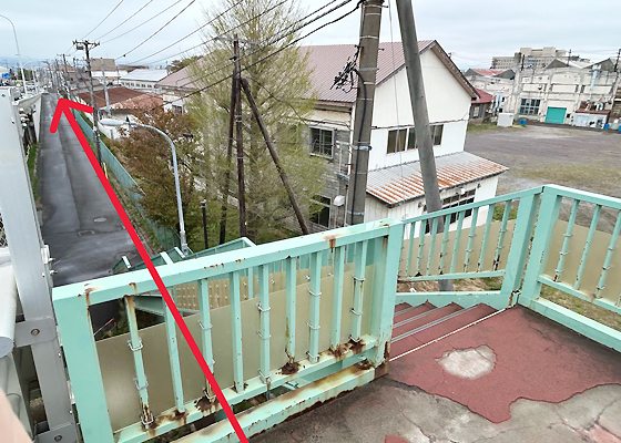 iCracked Store 函館への道順4