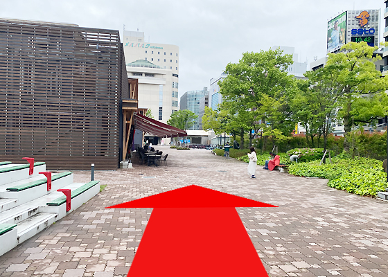 iCracked Store 広島シャレオへの道順2