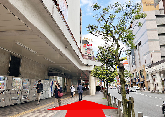 iCracked Store 町田ジョルナへの道順4