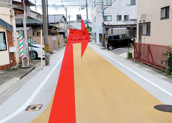 iCracked Store 城陽への道順3