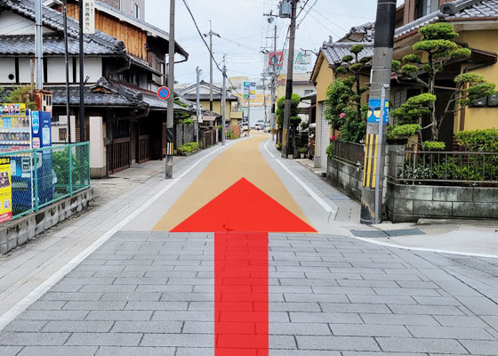 iCracked Store 城陽への道順4