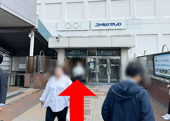 iCracked Store 柏モディへの道順1