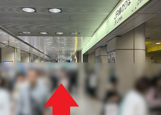 iCracked Store ハンズ名古屋への道順1