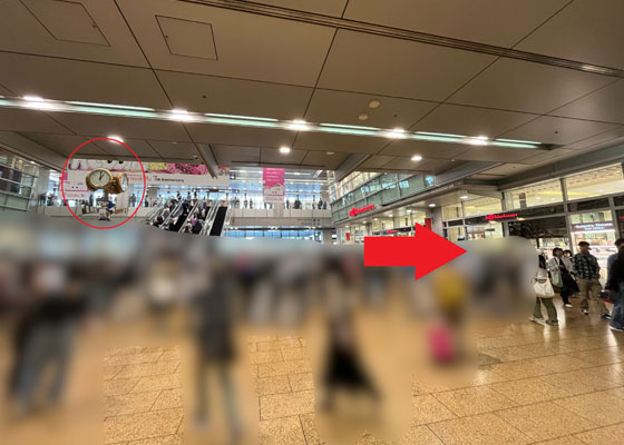 iCracked Store ハンズ名古屋への道順2