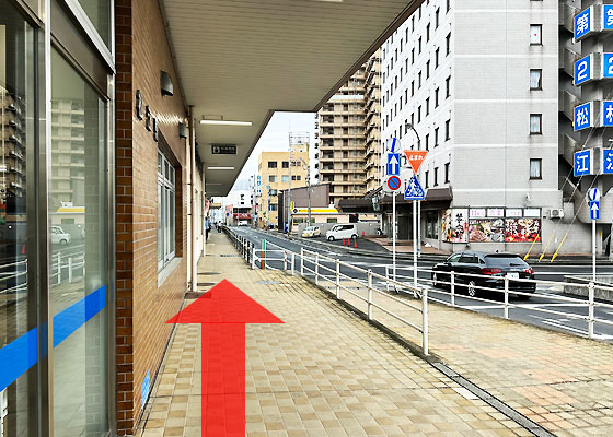 iCracked Store イオン松江への道順2