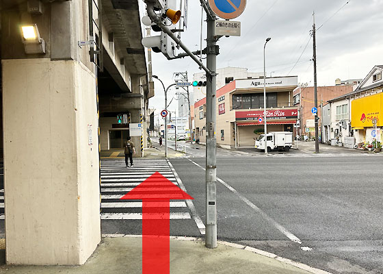 iCracked Store イオン松江への道順3