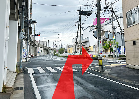 iCracked Store イオン松江への道順4