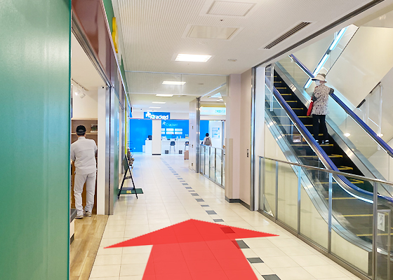 iCracked Store サンワシティ西大寺への道順4