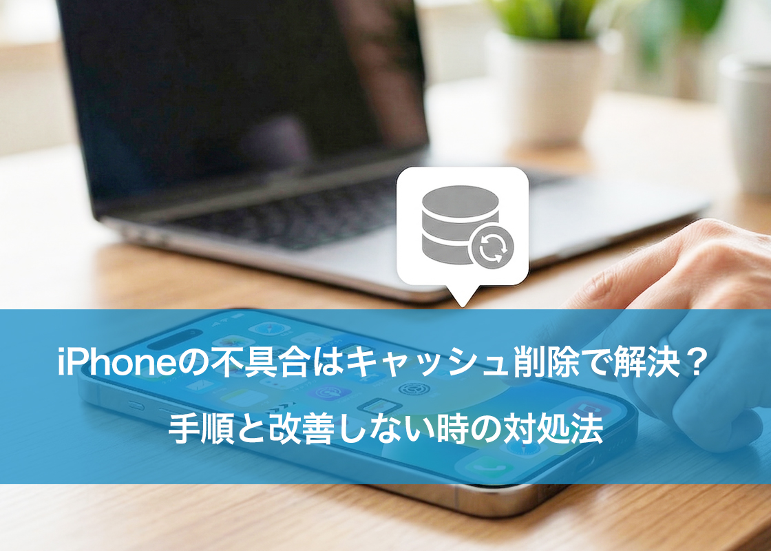 iPhoneの不具合はキャッシュ削除で解決？手順と改善しない時の対処法