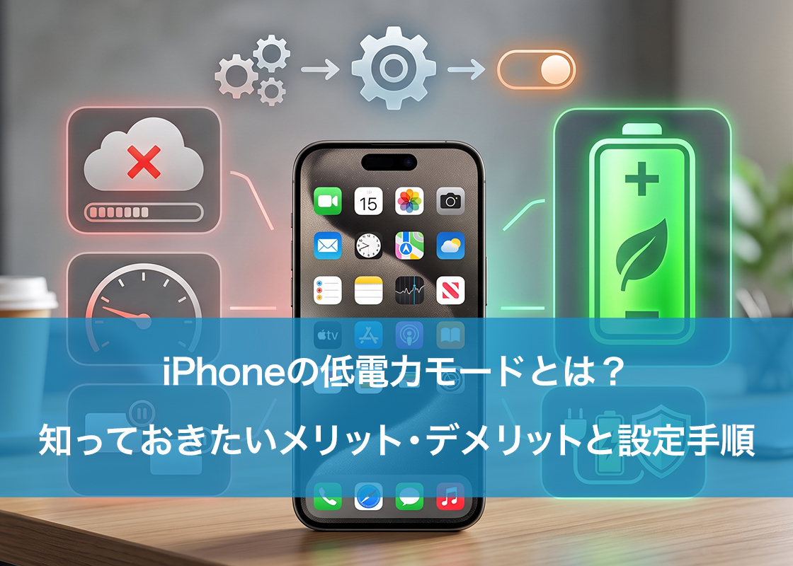 iPhoneの低電力モードとは?知っておきたいメリット・デメリットと設定手順